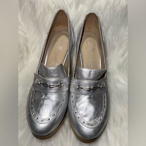 Stylish Silver Loafers for Women